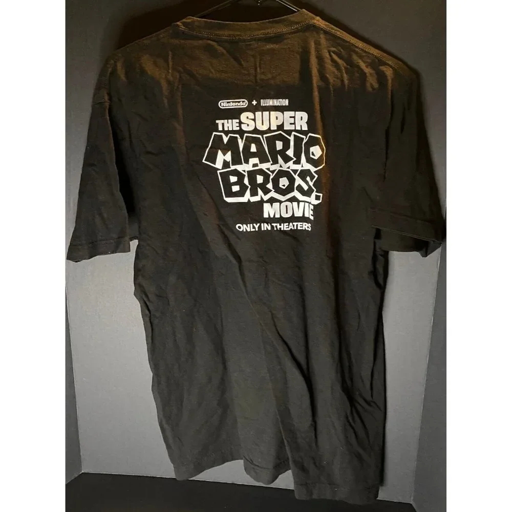 Nintendo The Super Mario Bros. Movie 2023 Promo Black T-Shirt L OFFICAL Tee - Picture 3 of 7
